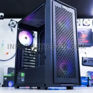 NOX NEXUS – Black Gaming Case with 4× FRGB Fans