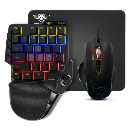 Pack Gamer SPIRIT OF GAMER XPERT-G900 – Mini Clavier Mécanique Blue + Souris Filaire RGB
