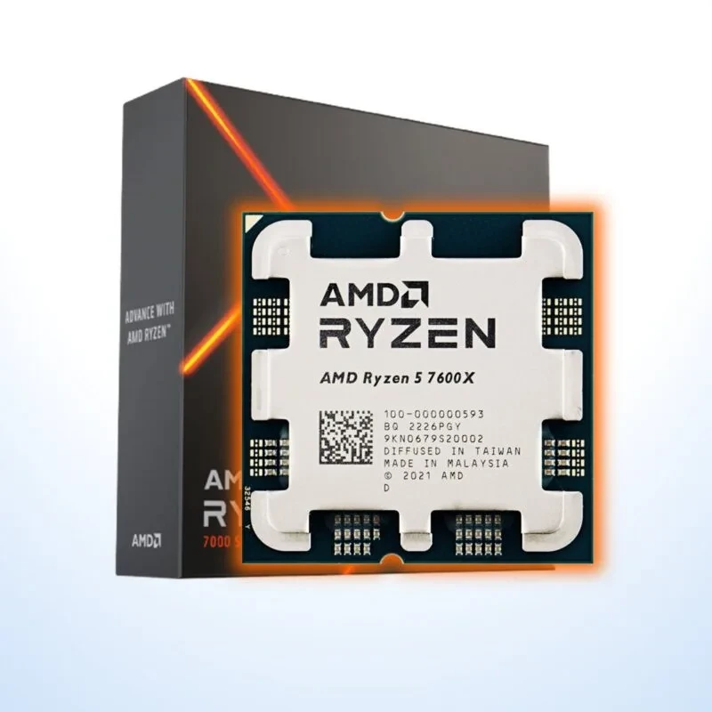 PC Gamer 2025 Edition | FPS White Machine | Ryzen 7600X / RX 6600 / 32GB DDR5 – Image 5