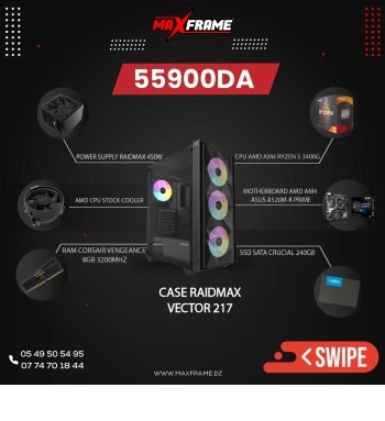 PC PROMO RAIDMAX 3400G PRE-BUILD