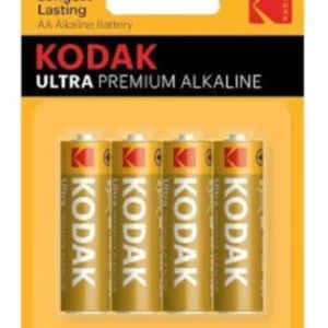 PILE KODAK AAx4 ULTRA PREMIUM ALKALINE 1.5v 3000mAh BL4