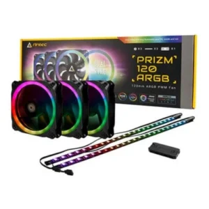 Prizm 120 ARGB – 3 IN 1 Pack : 3 Ventilateur ANTEC + 2 Strip LED + 1 Controller