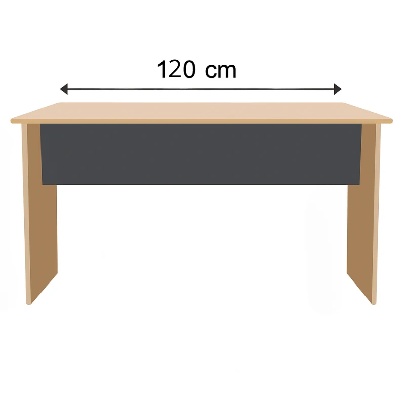 Retour de Bureau ODESK ORDT-1200 – Largeur 120 cm – Image 3