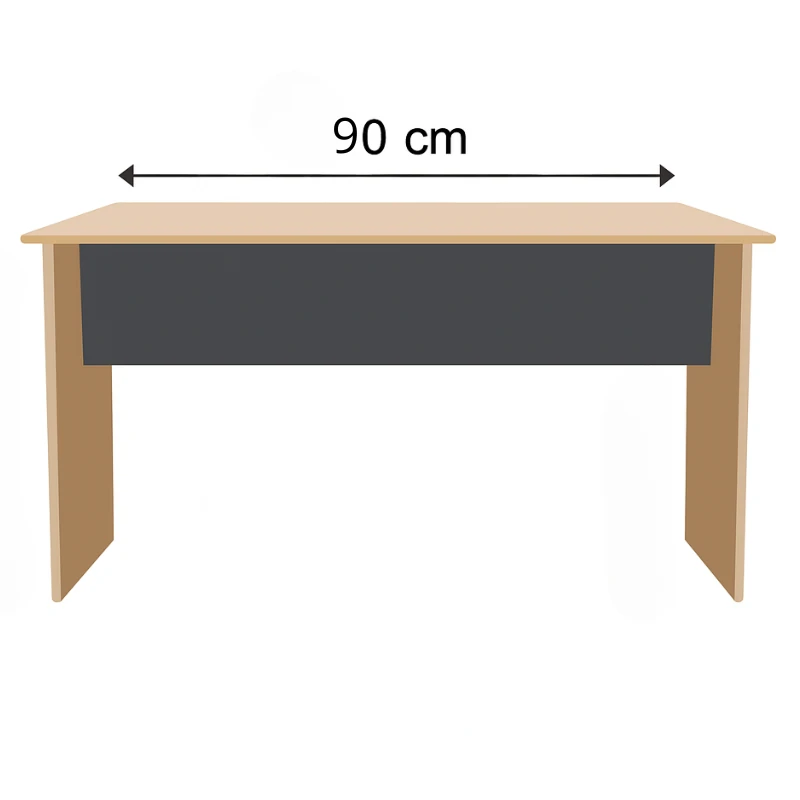 Retour de Bureau ODESK ORDT-900 – Largeur 90 cm – Image 3