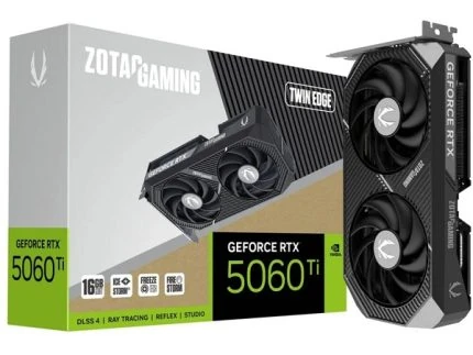 RTX 5060TI 16GO GDDR7 ZOTAC TWIN EDGE  TVD CONFIG (7% POUR CEUX QUI VEULENT L’ACHETER SEULE)