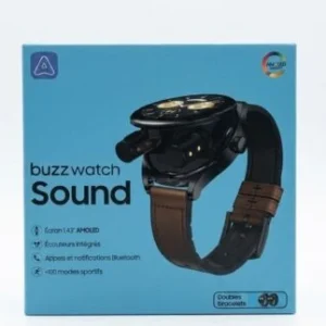SMART WATCH ACE BUZZ SOUND AMOLED AVEC ECOUTEUR ET DOUBLE BRACELETS