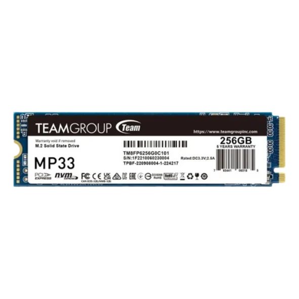 SSD NVME TEAMGROUP MP33 256GB