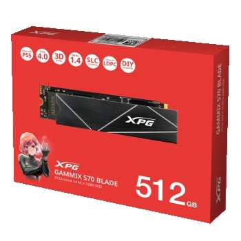 SSD ADATA XPG GAMMIX S70 BLADE GEN 4 512GB 7400 MB/s