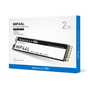 SSD Teamgroup 2 TB MP44L 2280 PCIe 4.0 x4 NVMe SLC Caching – Read up to 4,800 MB/s – Write up to 4,400 MB/s