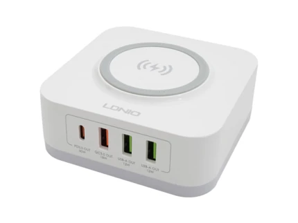 STATION DE CHARGE LDNIO AW004 32W (CHARG SANSFIL/02XUSB 15W/01x USB 18W/01x TYPE-C 30W)