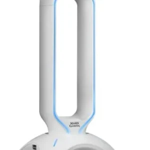 SUPPORT CASQUE MARS GAMING 2 IN 1 MHHX WHITE RGB