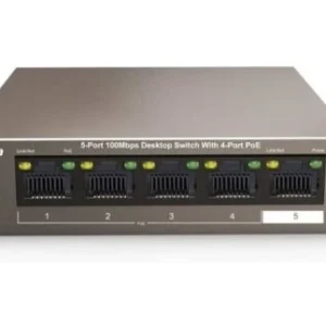 SWITCH 5 PORTS TENDA TEF1105P-4-63W (4 PORT POE) 10/100