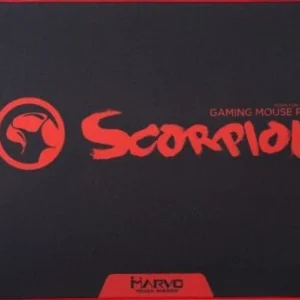 TAPIS DE SOURIS MARVO SCORPION G18 BLACK & RED SIZE L