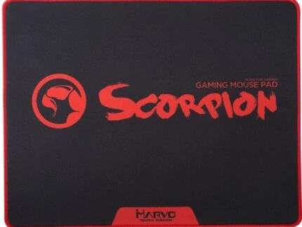TAPIS DE SOURIS MARVO SCORPION G18 BLACK & RED SIZE L