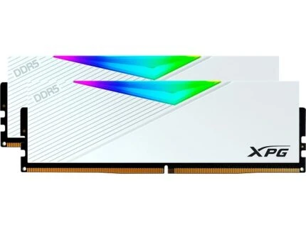 UDIMM DDR5 ADATA XPG LANCER x1 32GO 6000MHZ CL30 WHITE RGB AX5U6000C3032G-DCLARWH