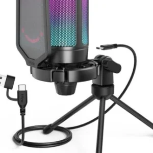 USB FIFINE AMPLIGAME A6A BLACK RGB PLAY PC/LAPT/MAC/PS5