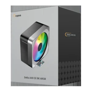 Ventilateur OCYPUS – Delta A40 EX Noir ARGB