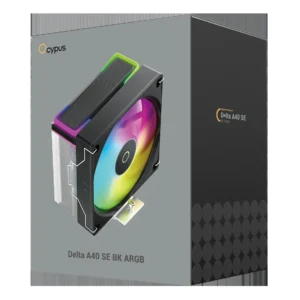 Ventilateur OCYPUS – Delta A40 SE ARGB Noir