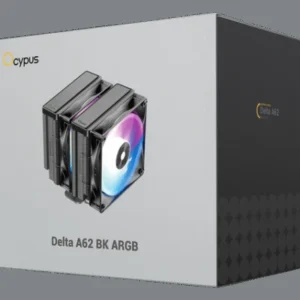 Ventilateur OCYPUS – Delta A62 Noir ARGB